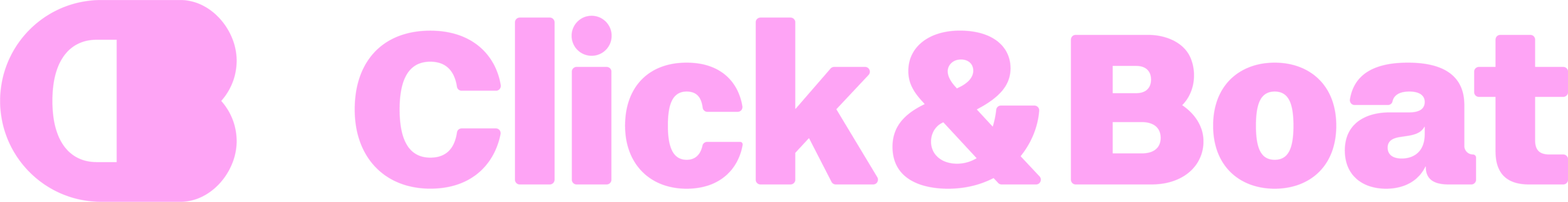 CLICK AND BOAT logo x Festival Les Déferlantes