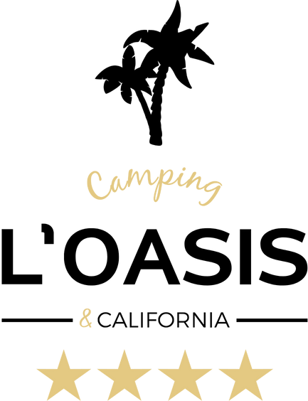 OASIS & CALIFORNIA camping logo x Les Déferlantes Festival