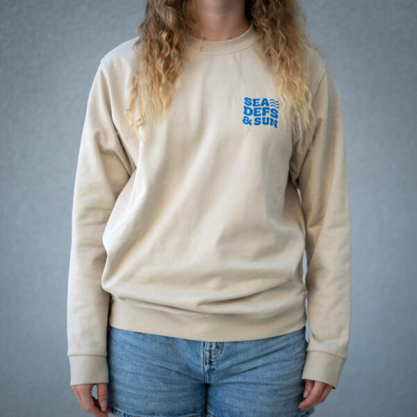 Sweat col rond Sea Defs & Sun